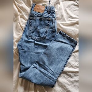 Medium Blue Levi 512 Slim Tapered Fit Leg Size 25